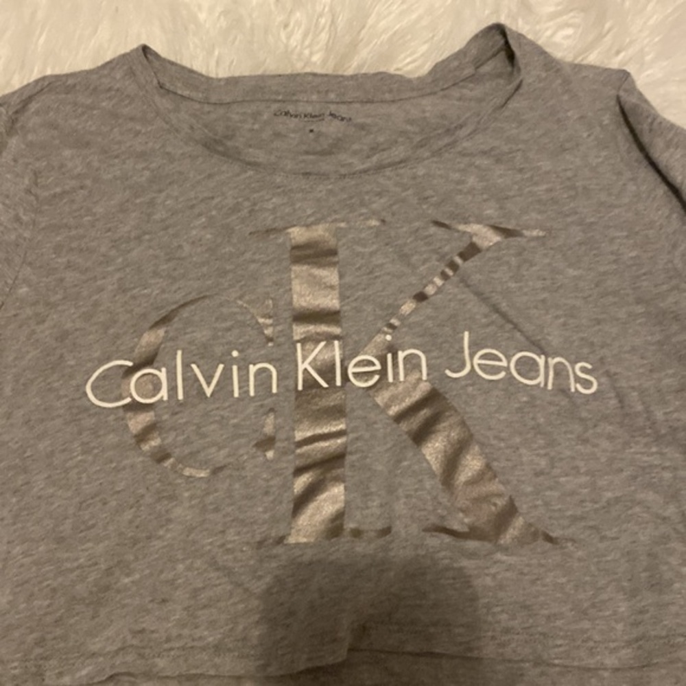 Calvin Klein logo crop top - Picture 2 of 3